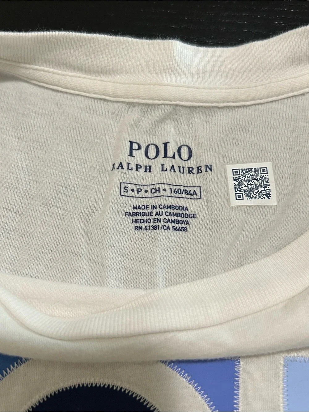 ❌❌❌ sale Authentic Polo Ralph Lauren White Logo T-Shirt – Size Small
